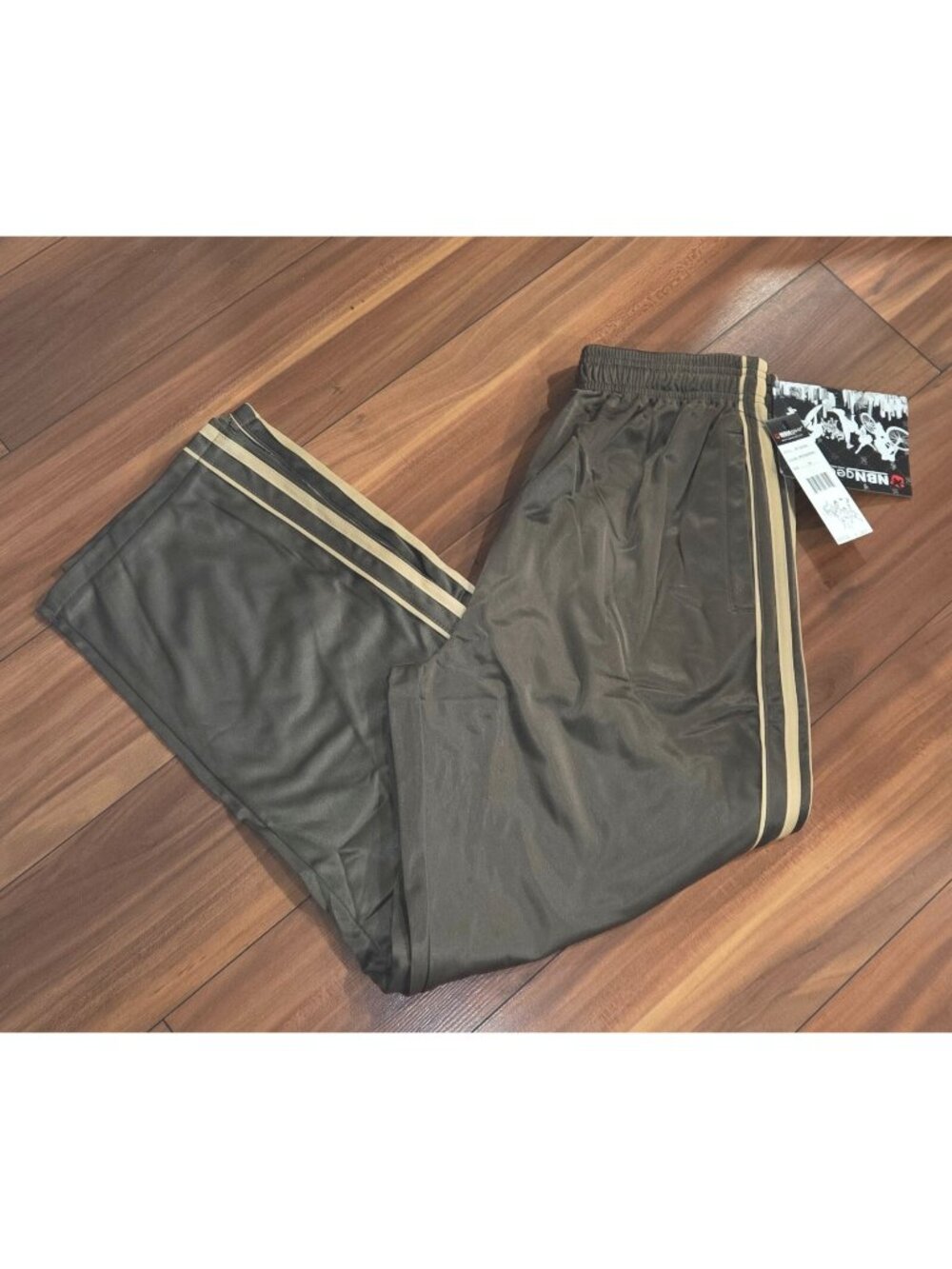 NBN Gear Mocha/Khaki Active Drawstring Sweatpants Men Size M. NEW AP-5005KG